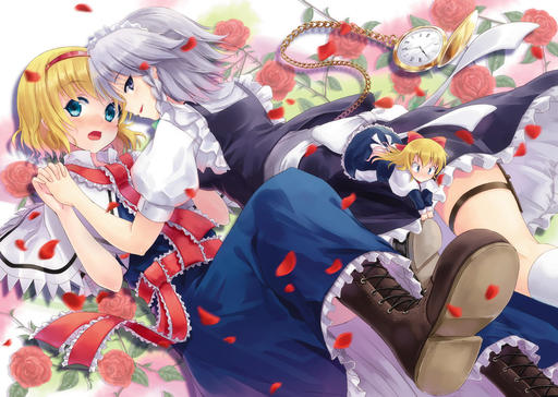 Touhou Project 08: Imperishable Night - Best Art of Touhou. Part III [Shoujo-Ai]